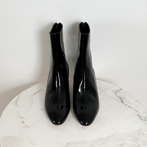 NEW Aeyde Donna 55mm Ankle Boots Black Patent Leather Size 36 EU 6 US - Picture 4 of 9